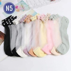 Adult Ladies Transparent Shocks N5